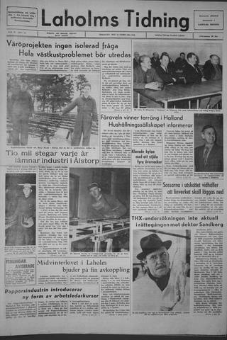 Förstasidan, Tisdag 15 februari 1966