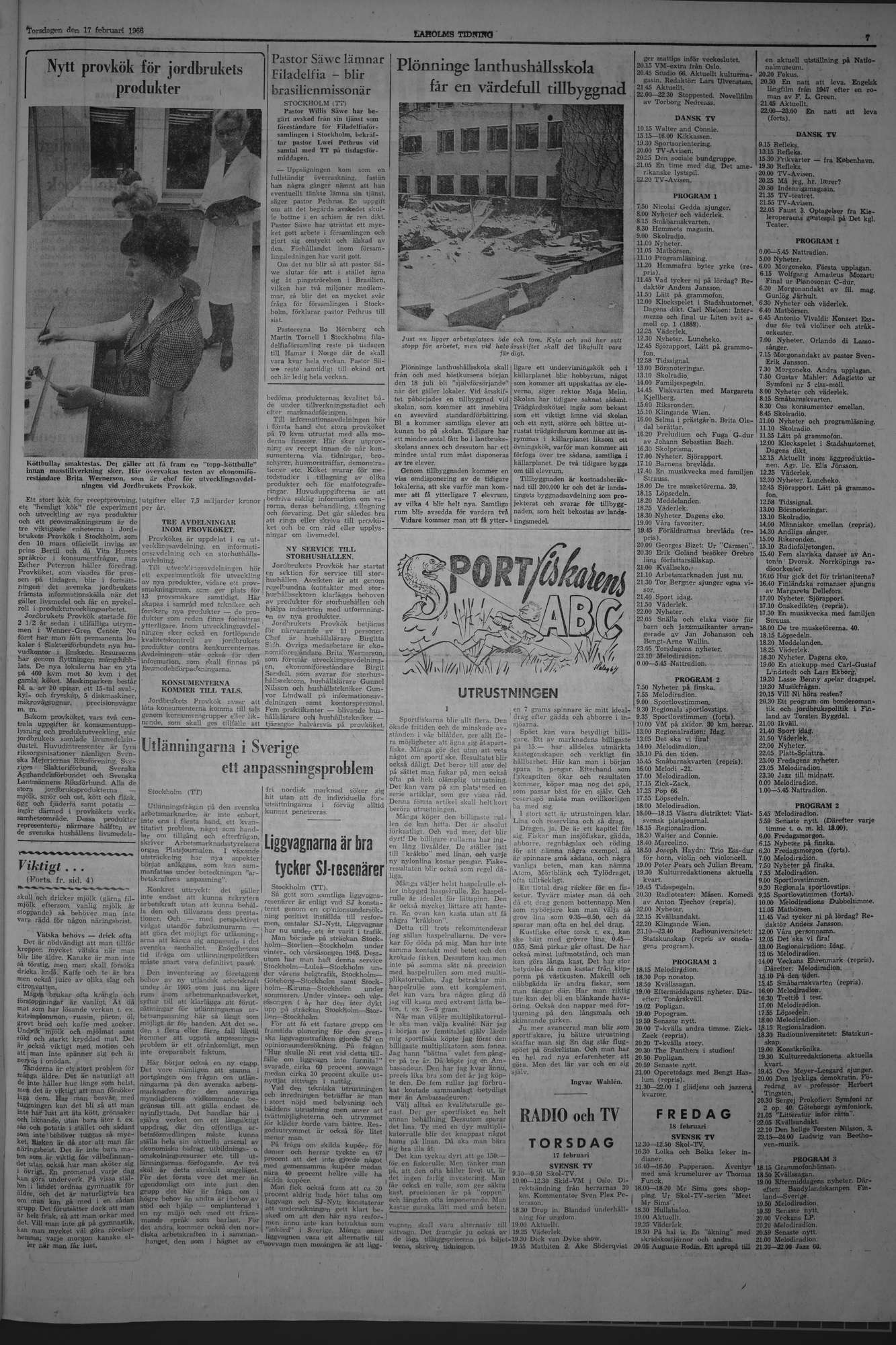 Laholms Tidning Torsdag 17 februari 1966, sida 7