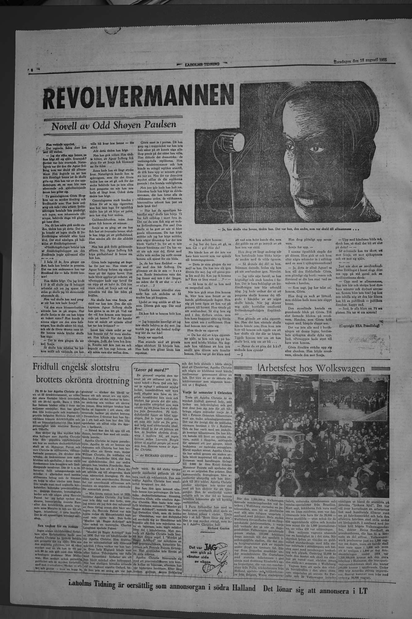 Laholms Tidning Torsdag 18 augusti 1955, sida 6