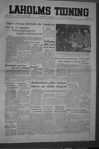 Förstasidan, Fredag 19 augusti 1955