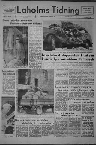 Förstasidan, Torsdag 21 april 1966