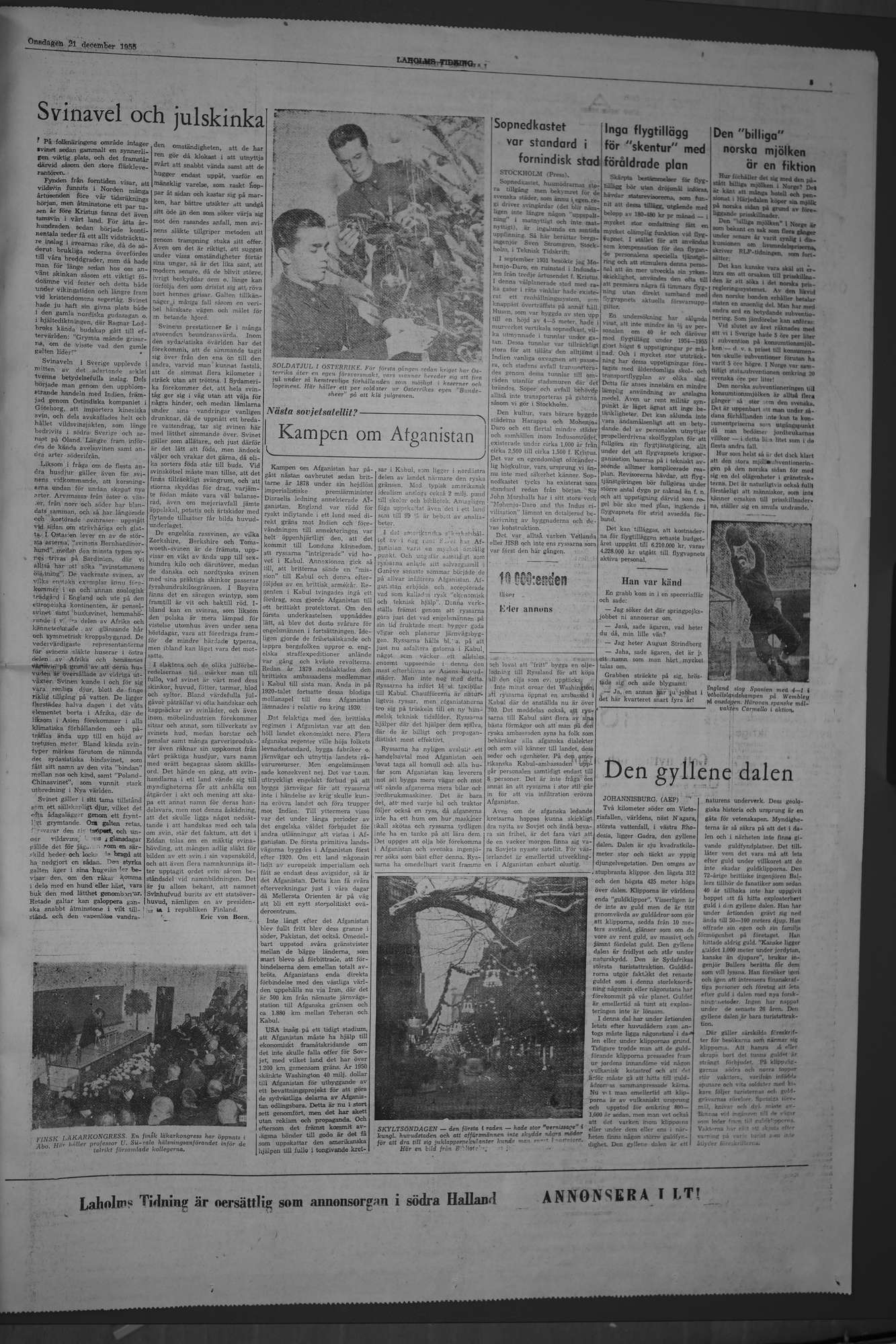 Laholms Tidning Onsdag 21 december 1955, sida 5