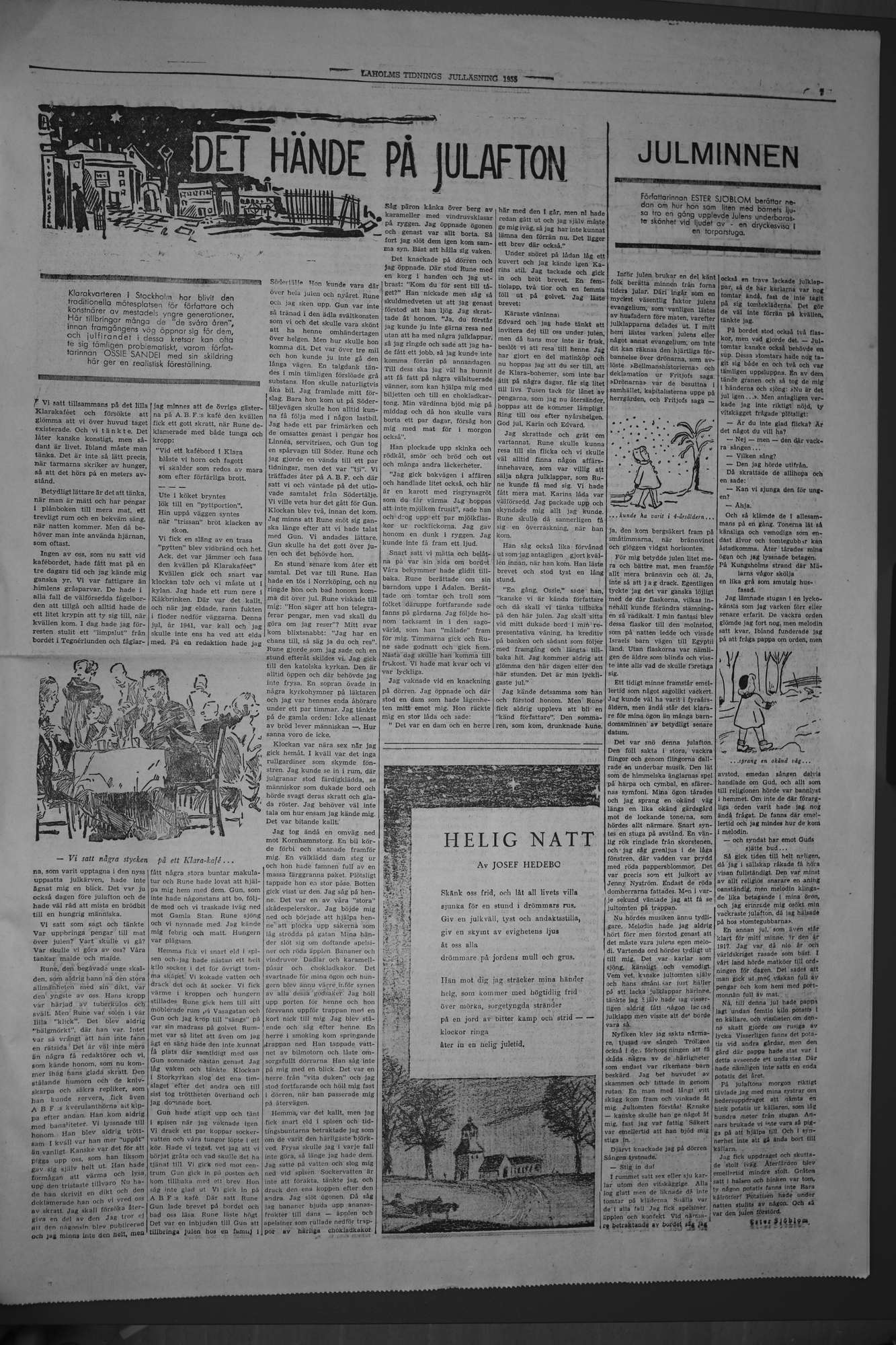 Laholms Tidning Torsdag 22 december 1955, sida 15