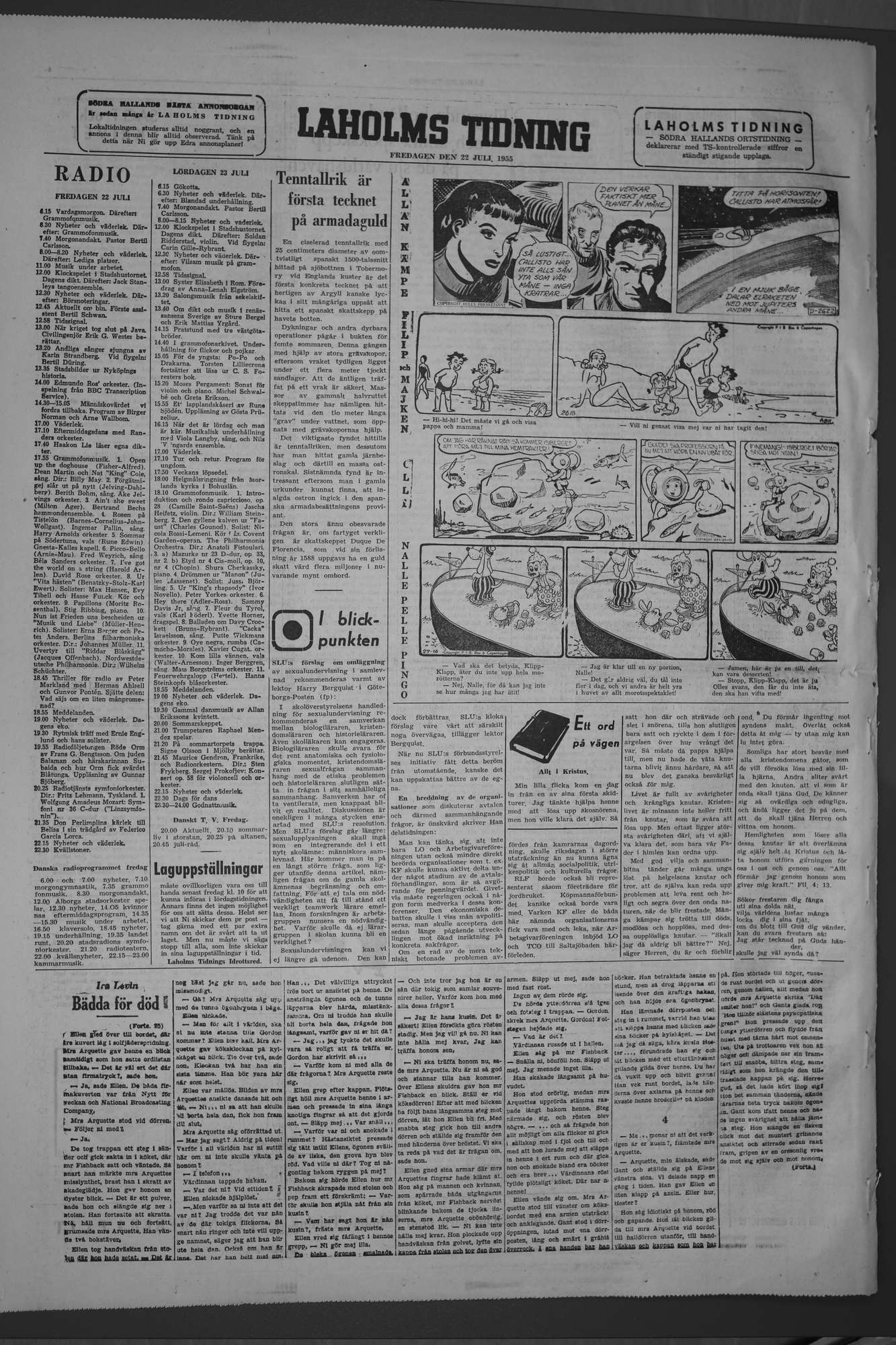 Laholms Tidning Fredag 22 juli 1955, sida 6