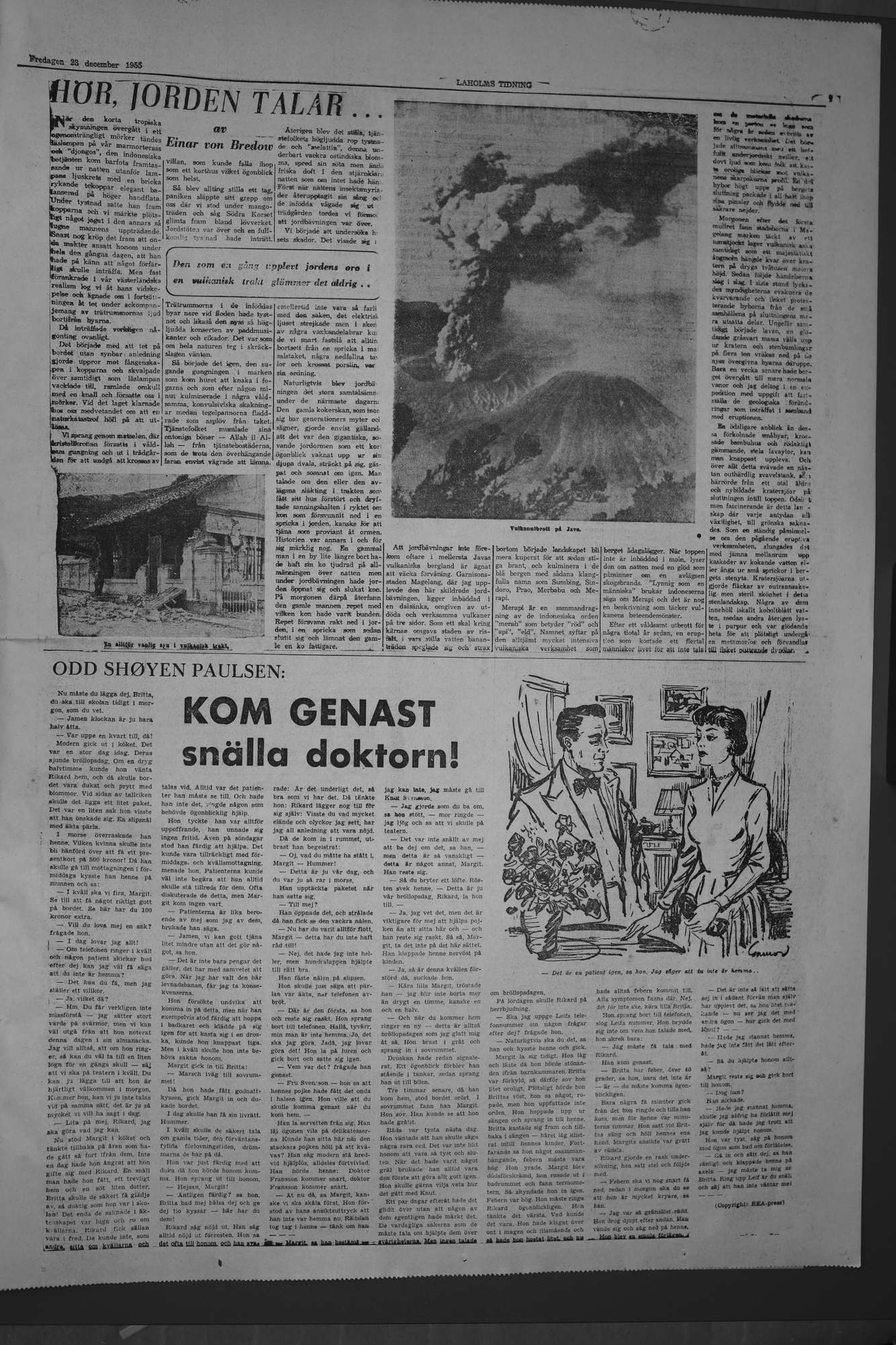 Laholms Tidning Fredag 23 december 1955, sida 7