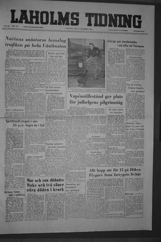 Förstasidan, Lördag 24 december 1955