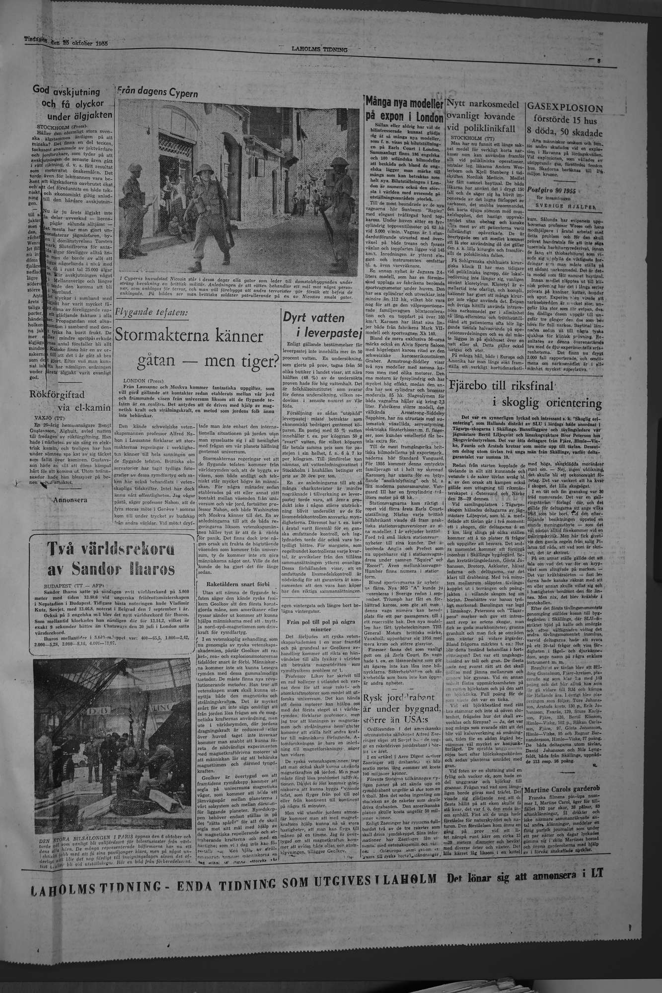 Laholms Tidning Tisdag 25 oktober 1955, sida 5