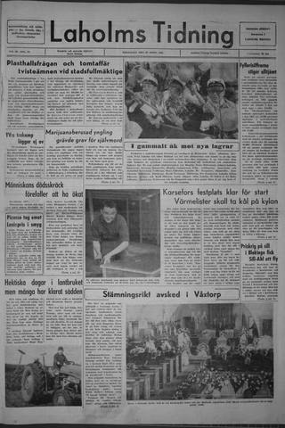 Förstasidan, Fredag 29 april 1966