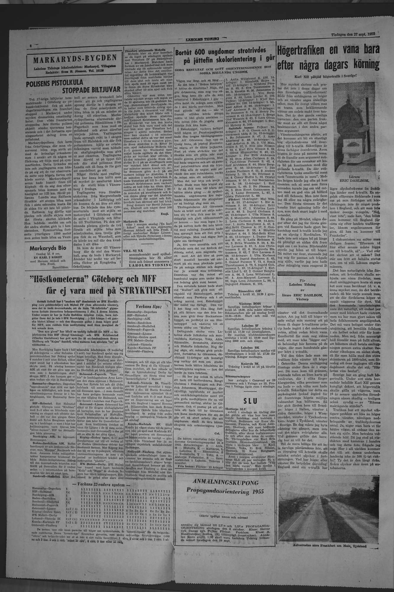 Laholms Tidning Tisdag 27 september 1955, sida 4