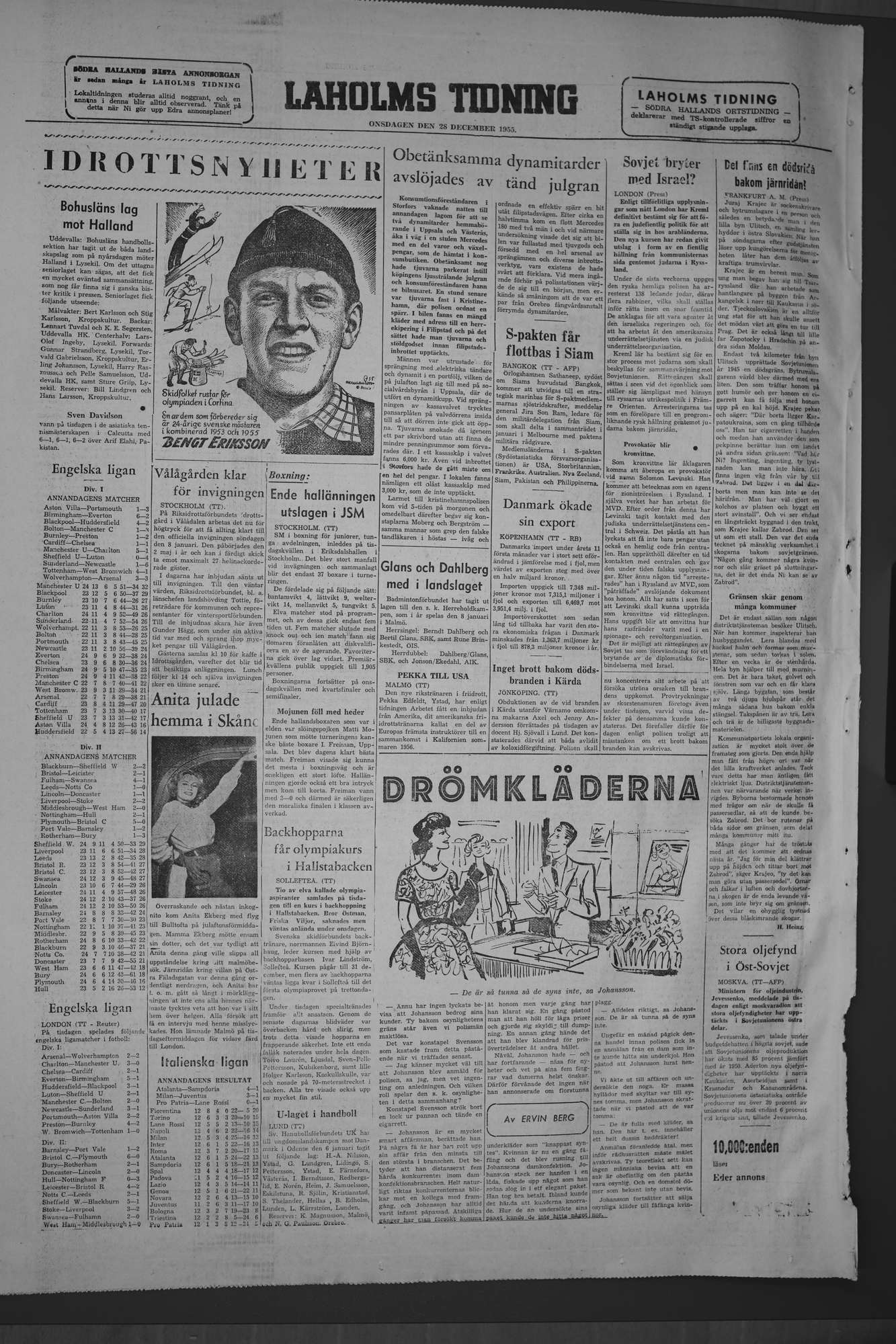 Laholms Tidning Onsdag 28 december 1955, sida 8