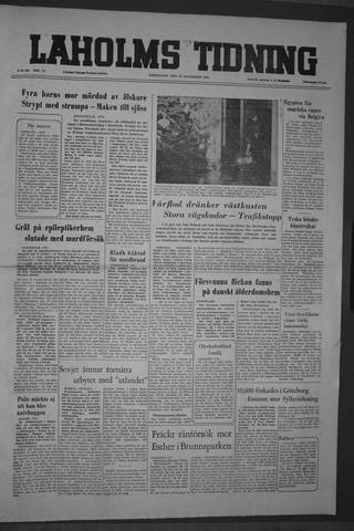 Förstasidan, Torsdag 29 december 1955