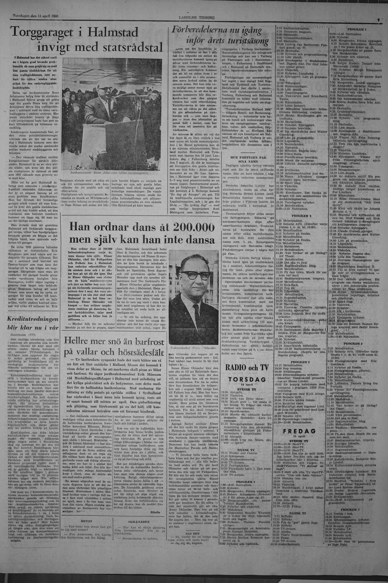 Laholms Tidning Torsdag 14 april 1966, sida 7