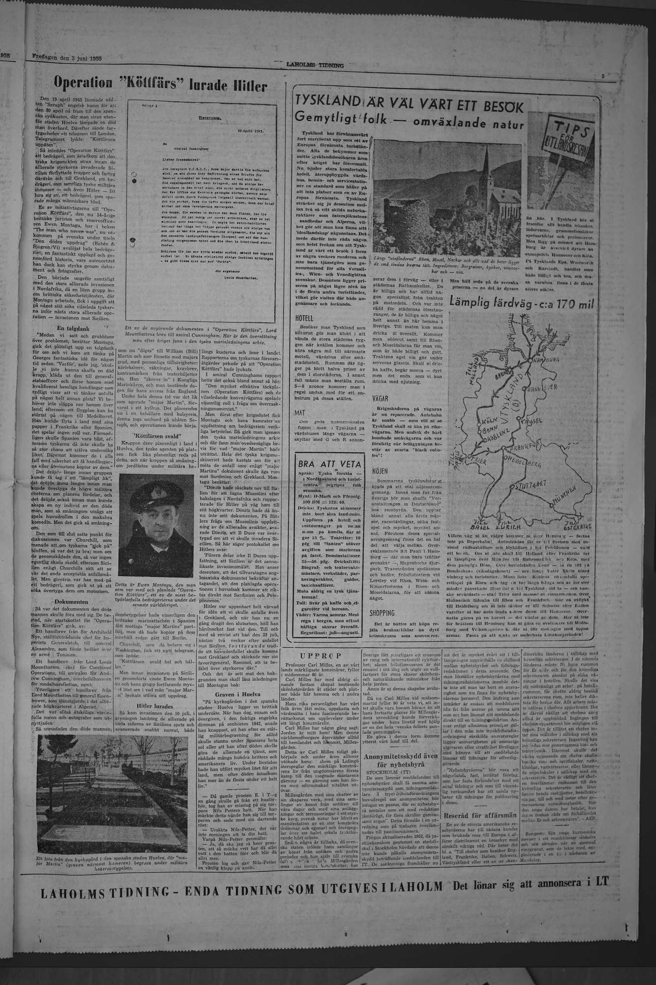 Laholms Tidning Fredag 3 juni 1955, sida 5