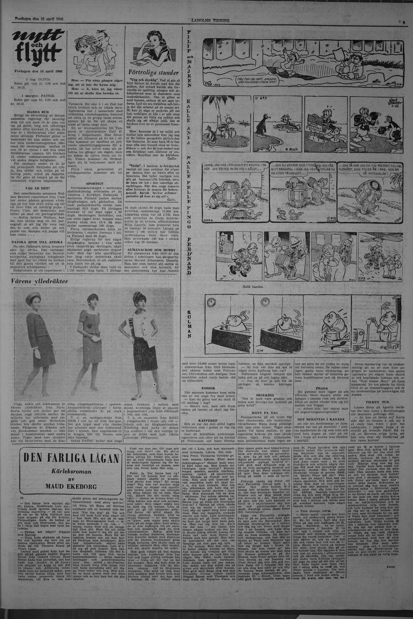 Laholms Tidning Fredag 15 april 1966, sida 5