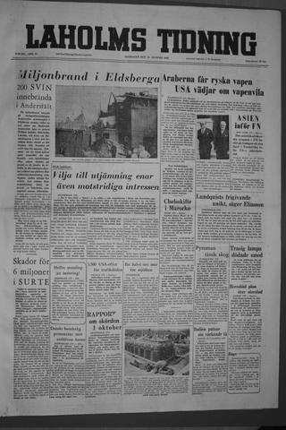 Förstasidan, Onsdag 31 augusti 1955