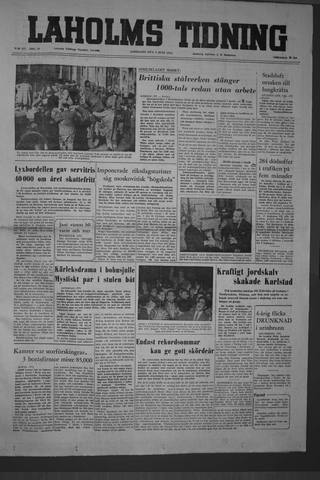 Förstasidan, Lördag 4 juni 1955