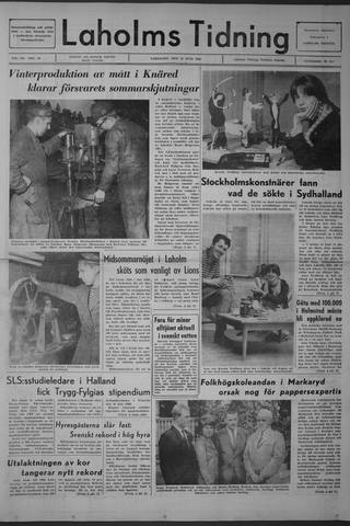 Förstasidan, Lördag 11 juni 1966
