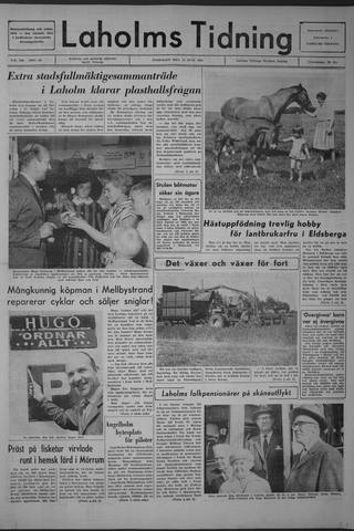 Förstasidan, Onsdag 15 juni 1966