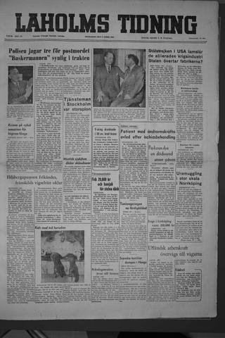 Förstasidan, Onsdag 9 april 1952