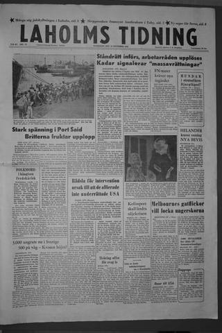 Förstasidan, Måndag 10 december 1956