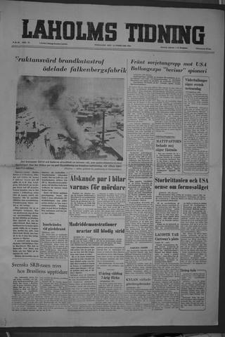 Förstasidan, Fredag 10 februari 1956