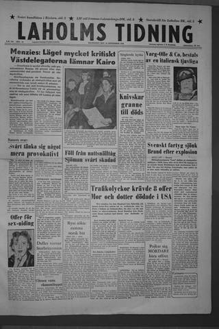Förstasidan, Måndag 10 september 1956