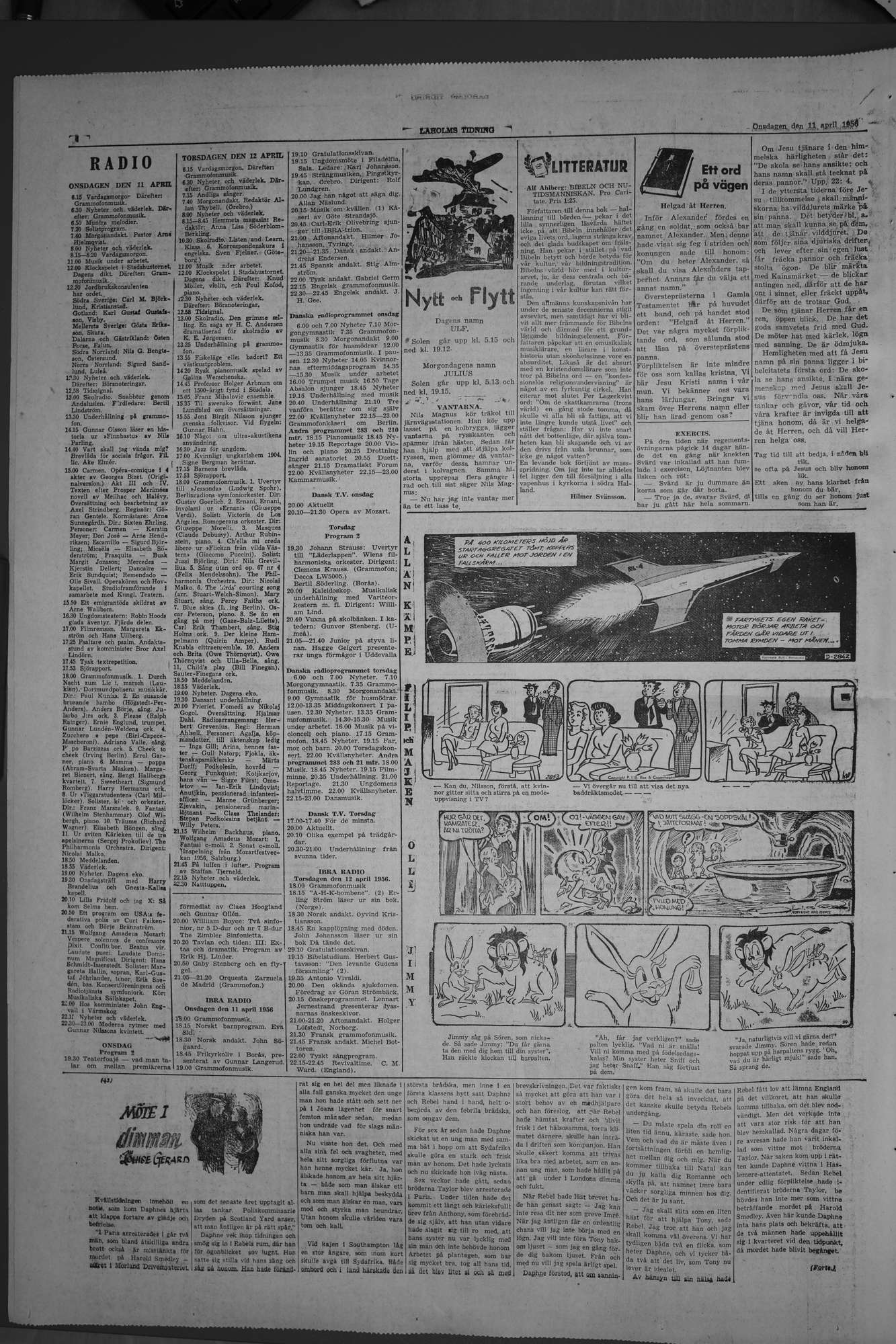 Laholms Tidning Onsdag 11 april 1956, sida 4