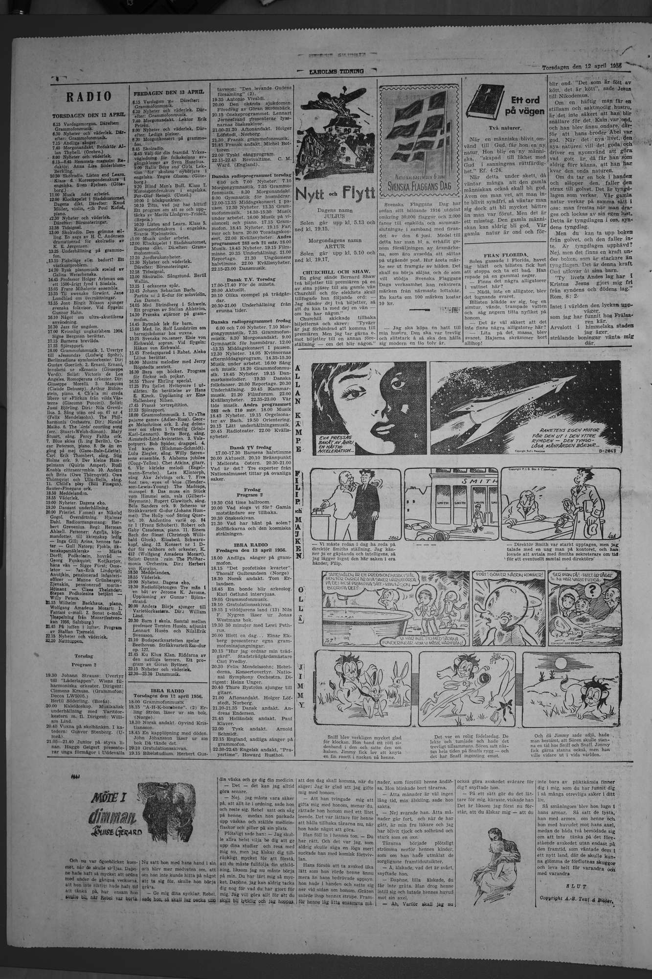 Laholms Tidning Torsdag 12 april 1956, sida 4