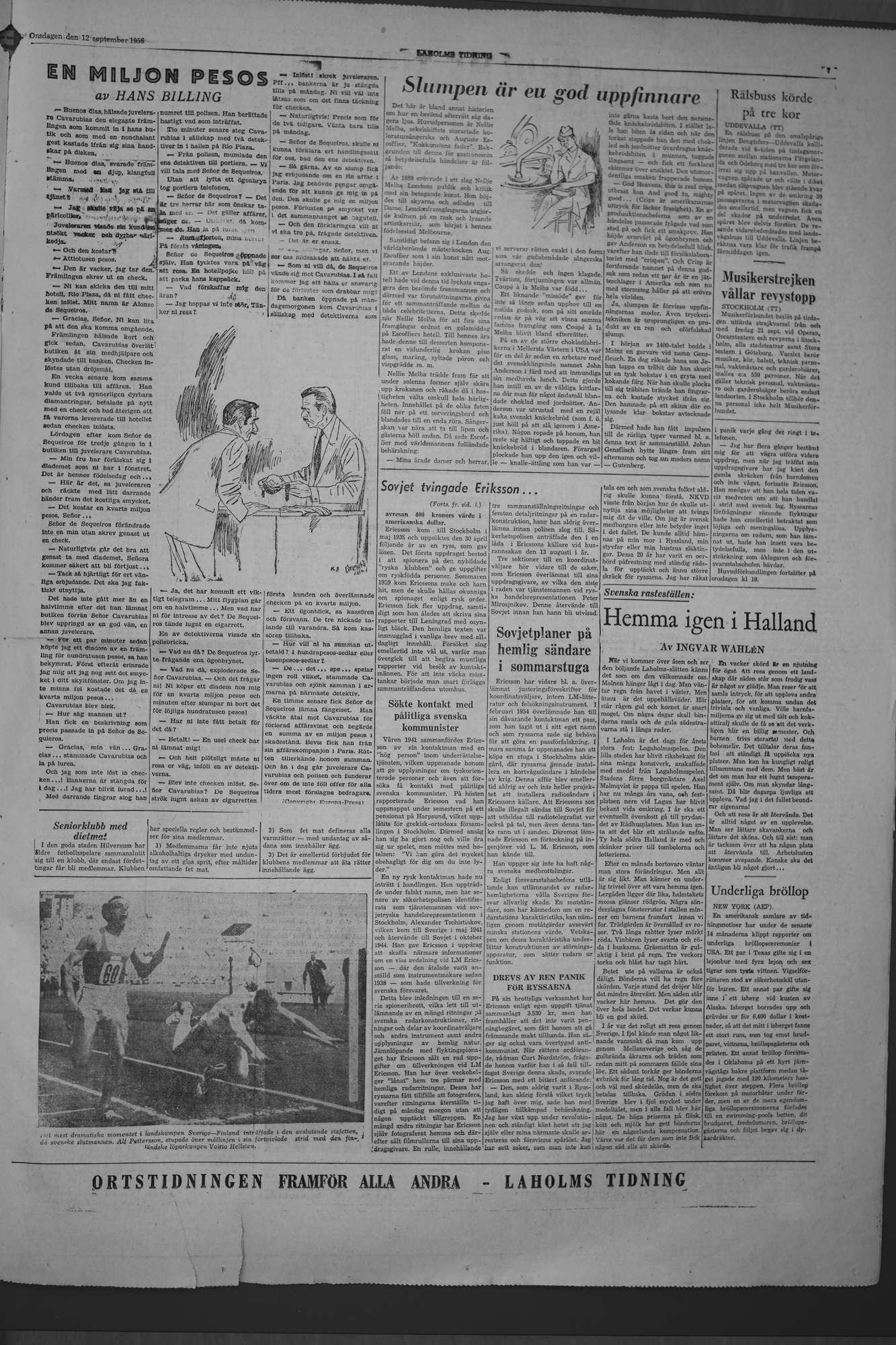 Laholms Tidning Onsdag 12 september 1956, sida 7