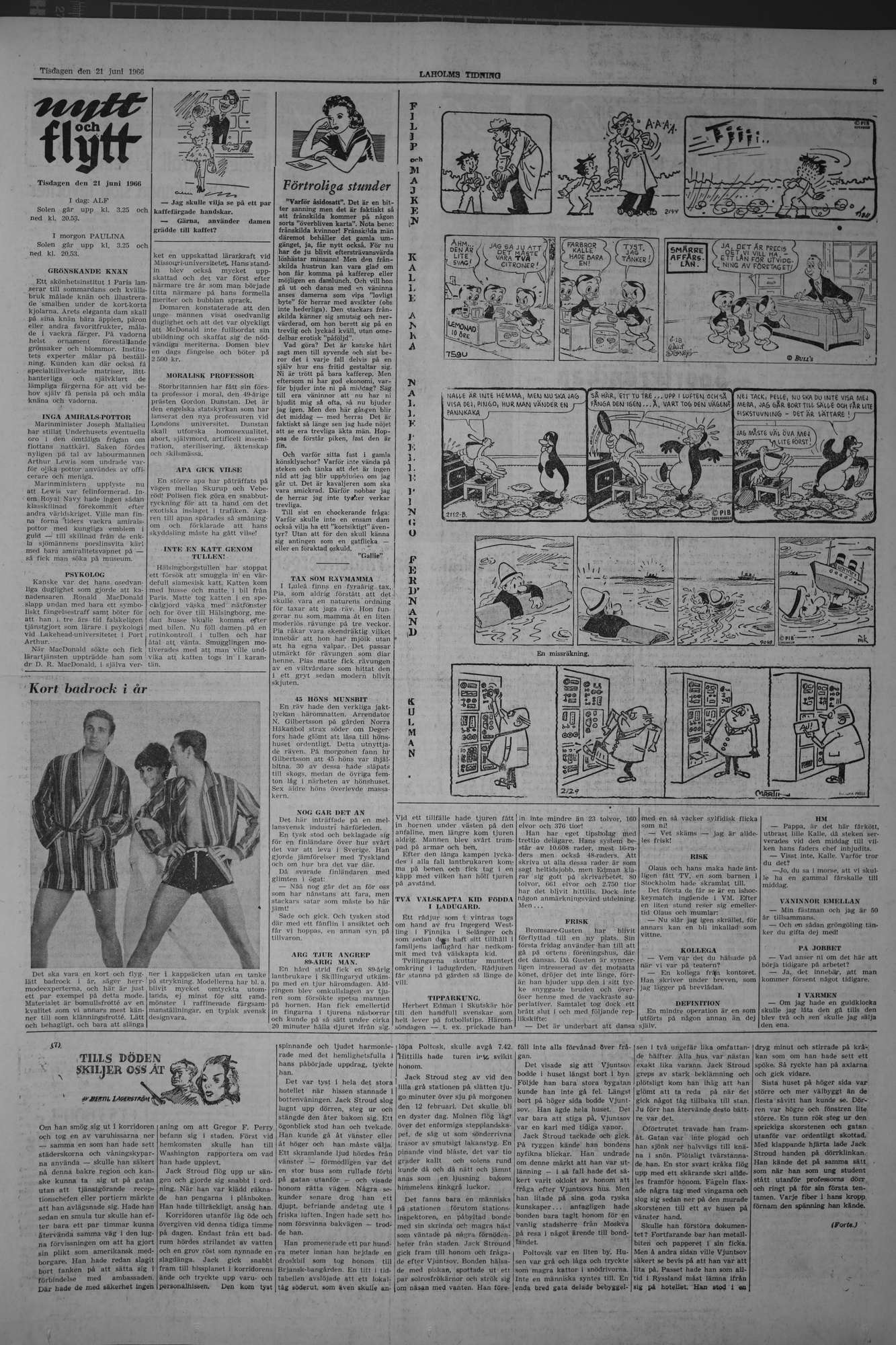 Laholms Tidning Tisdag 21 juni 1966, sida 5