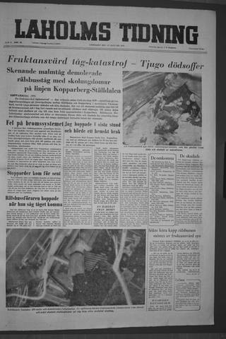 Förstasidan, Lördag 14 januari 1956