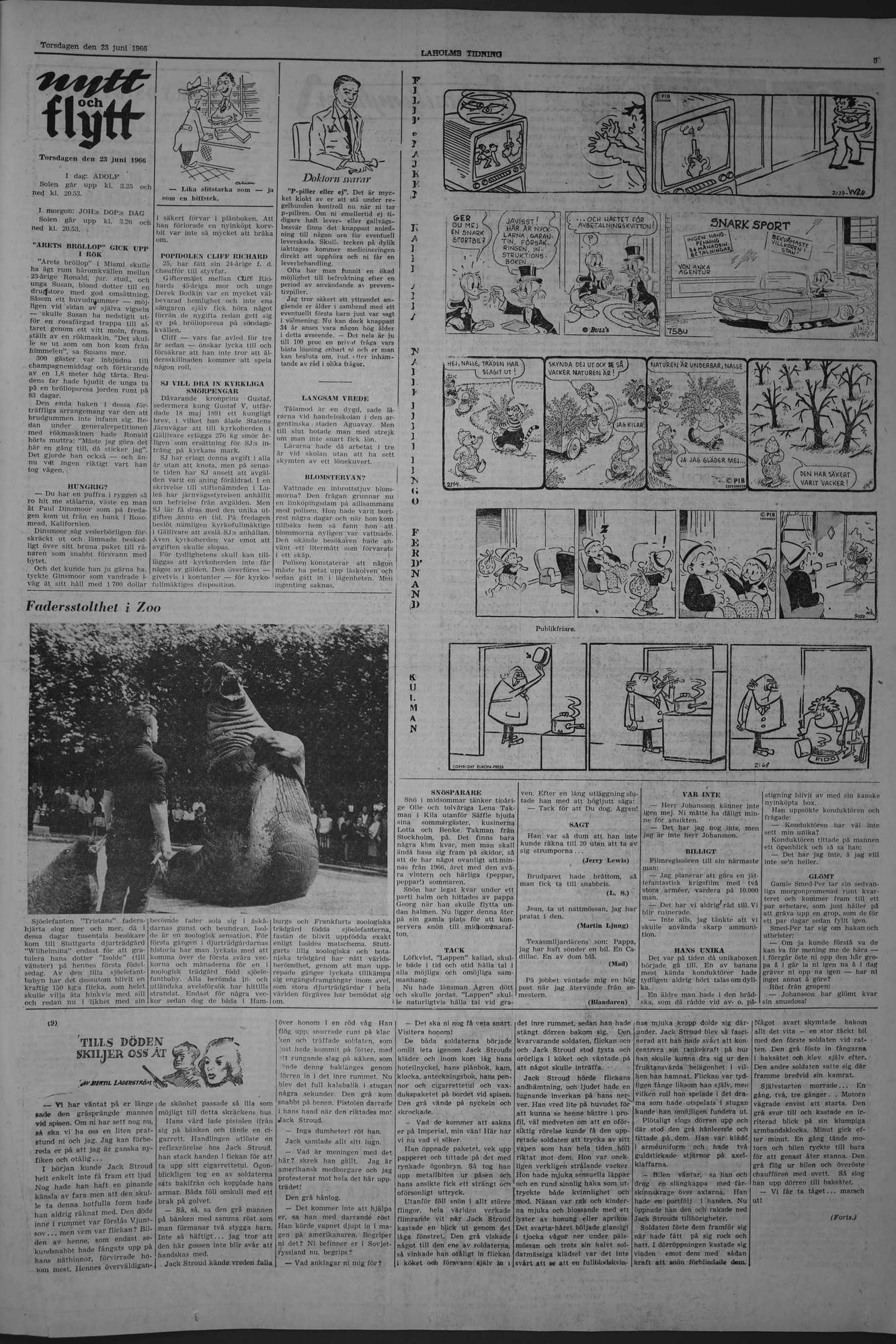 Laholms Tidning Torsdag 23 juni 1966, sida 5