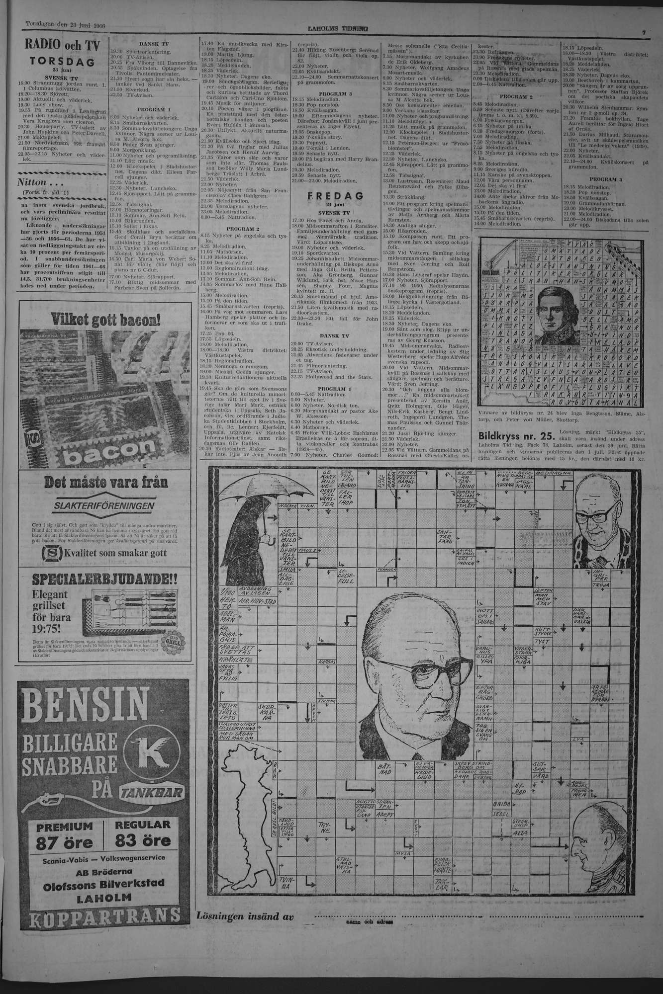 Laholms Tidning Torsdag 23 juni 1966, sida 7