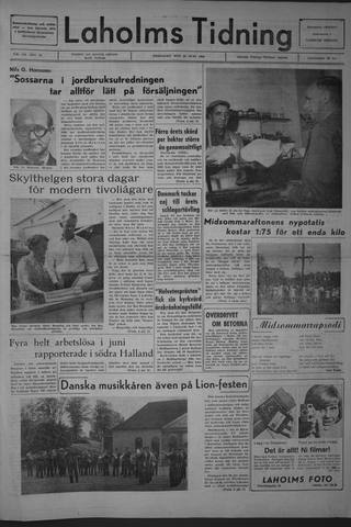 Förstasidan, Fredag 24 juni 1966