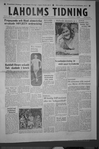 Förstasidan, Onsdag 16 maj 1956