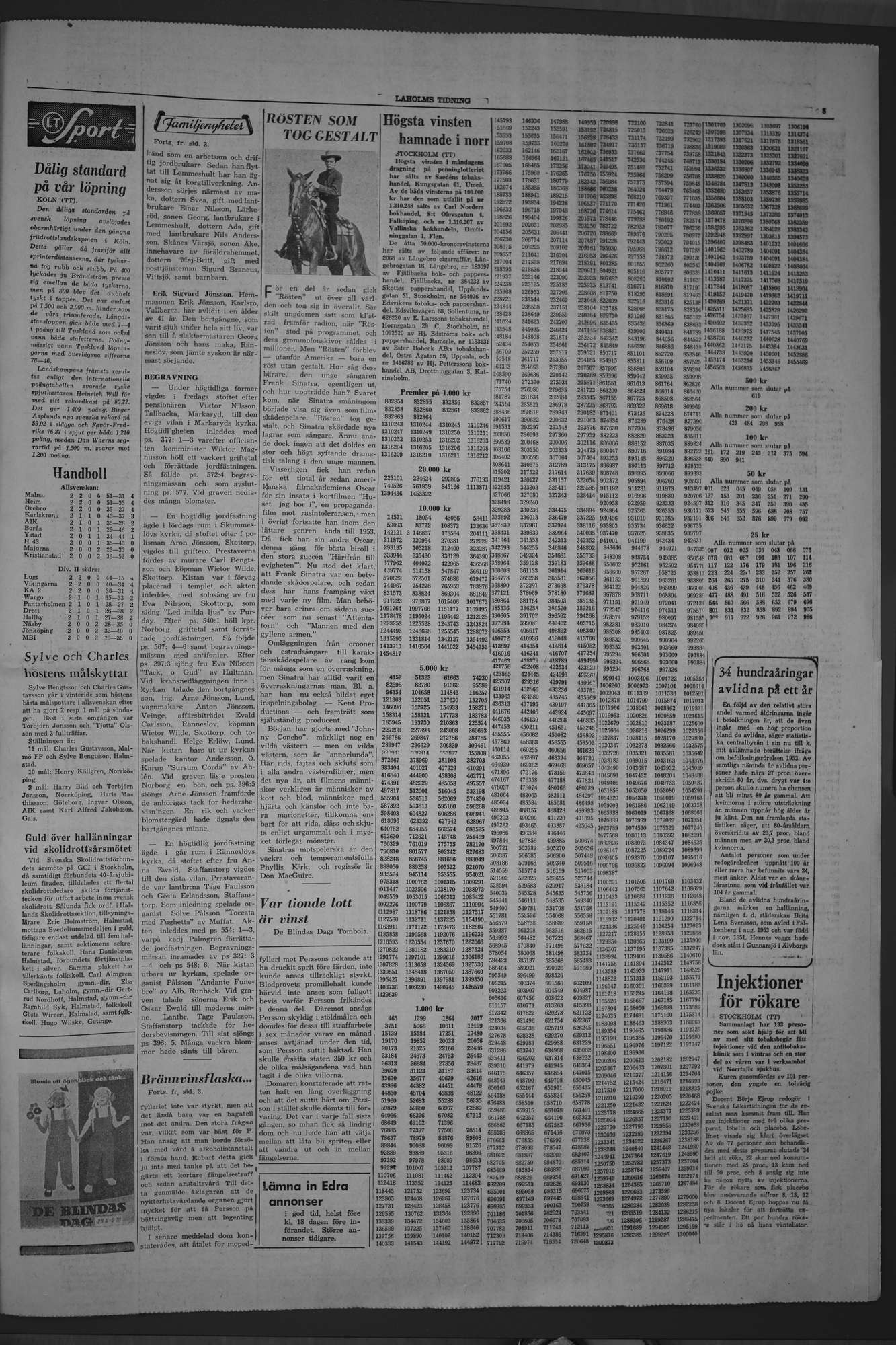 Laholms Tidning Tisdag 16 oktober 1956, sida 5
