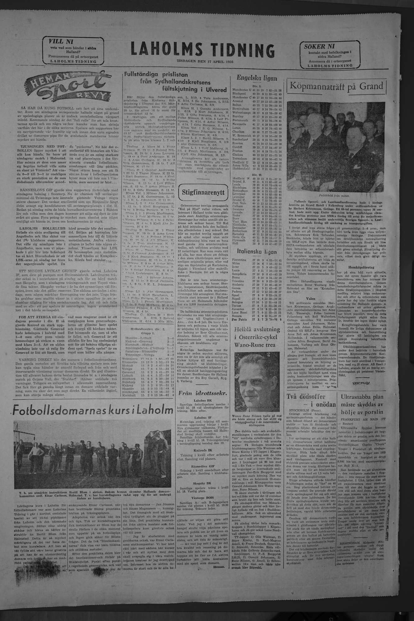 Laholms Tidning Tisdag 17 april 1956, sida 8