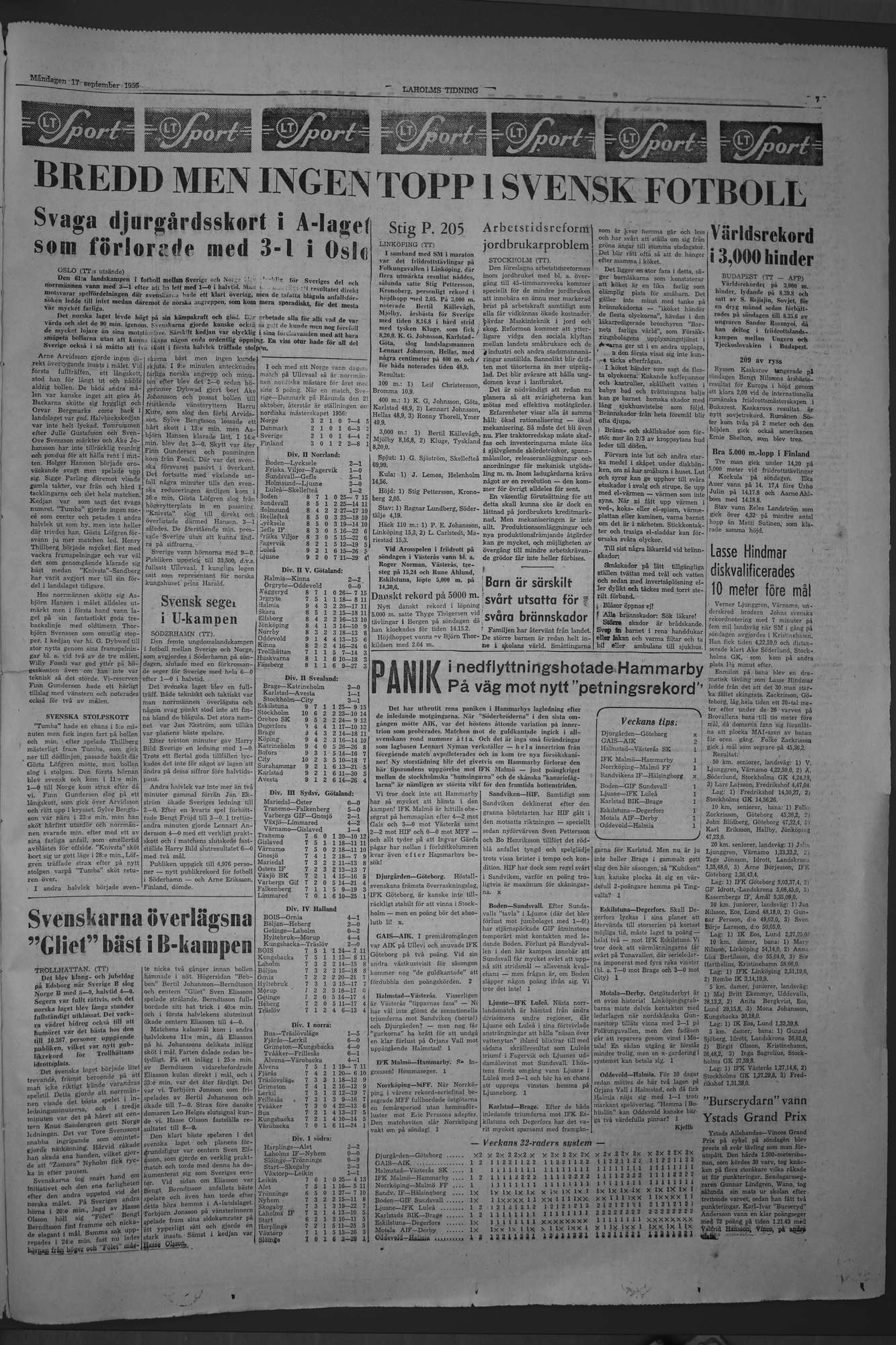 Laholms Tidning Måndag 17 september 1956, sida 7