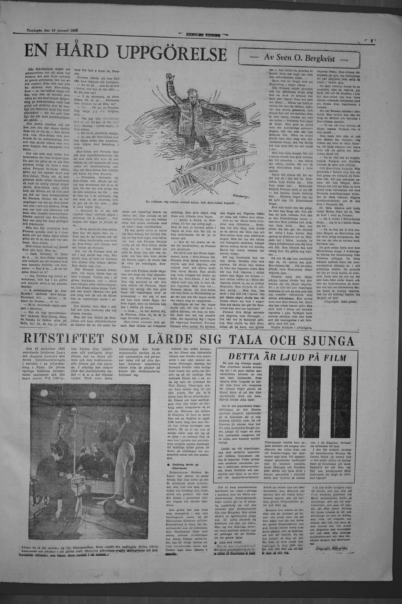Laholms Tidning Onsdag 18 januari 1956, sida 7