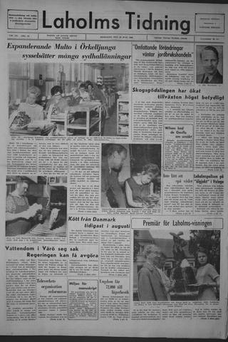 Förstasidan, Onsdag 29 juni 1966