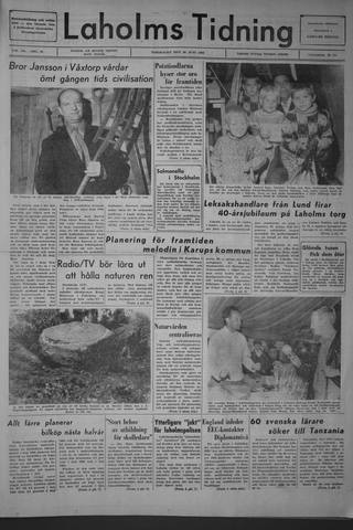 Förstasidan, Torsdag 30 juni 1966