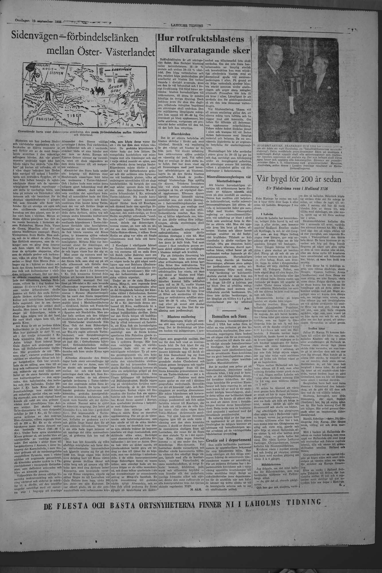 Laholms Tidning Onsdag 19 september 1956, sida 7