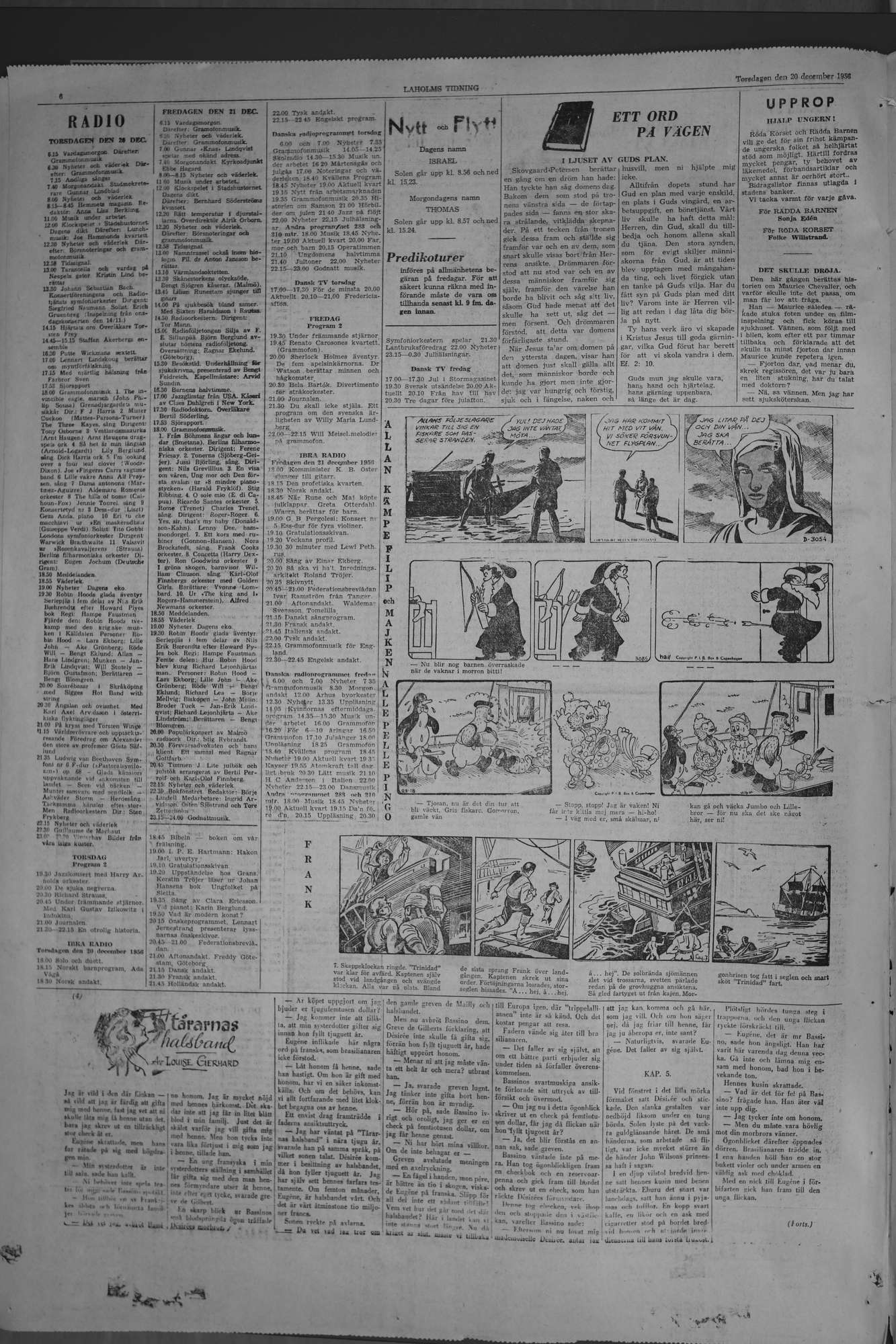 Laholms Tidning Torsdag 20 december 1956, sida 6
