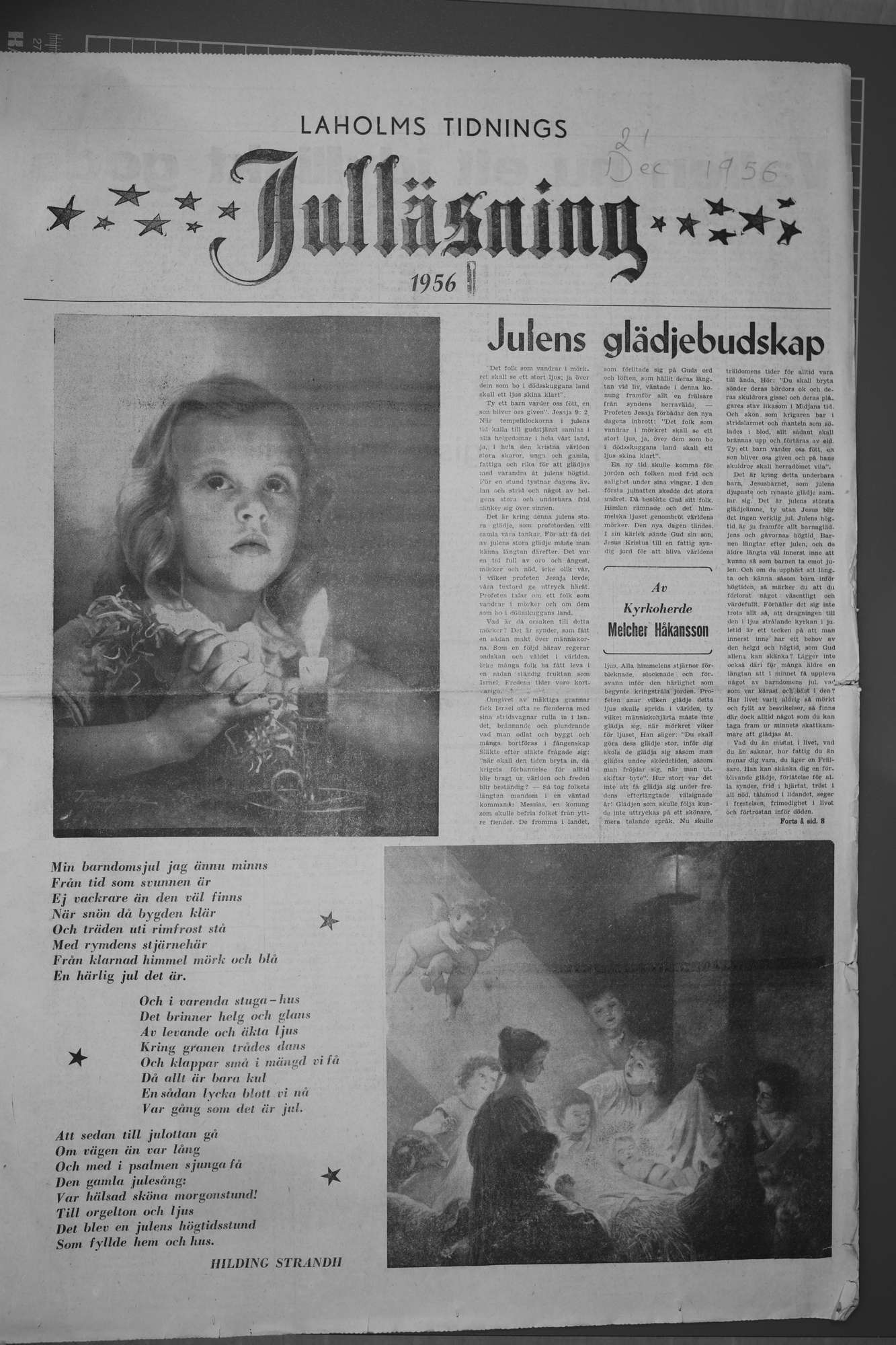 Laholms Tidning Fredag 21 december 1956, sida 9