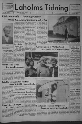 Förstasidan, Fredag 3 juni 1966