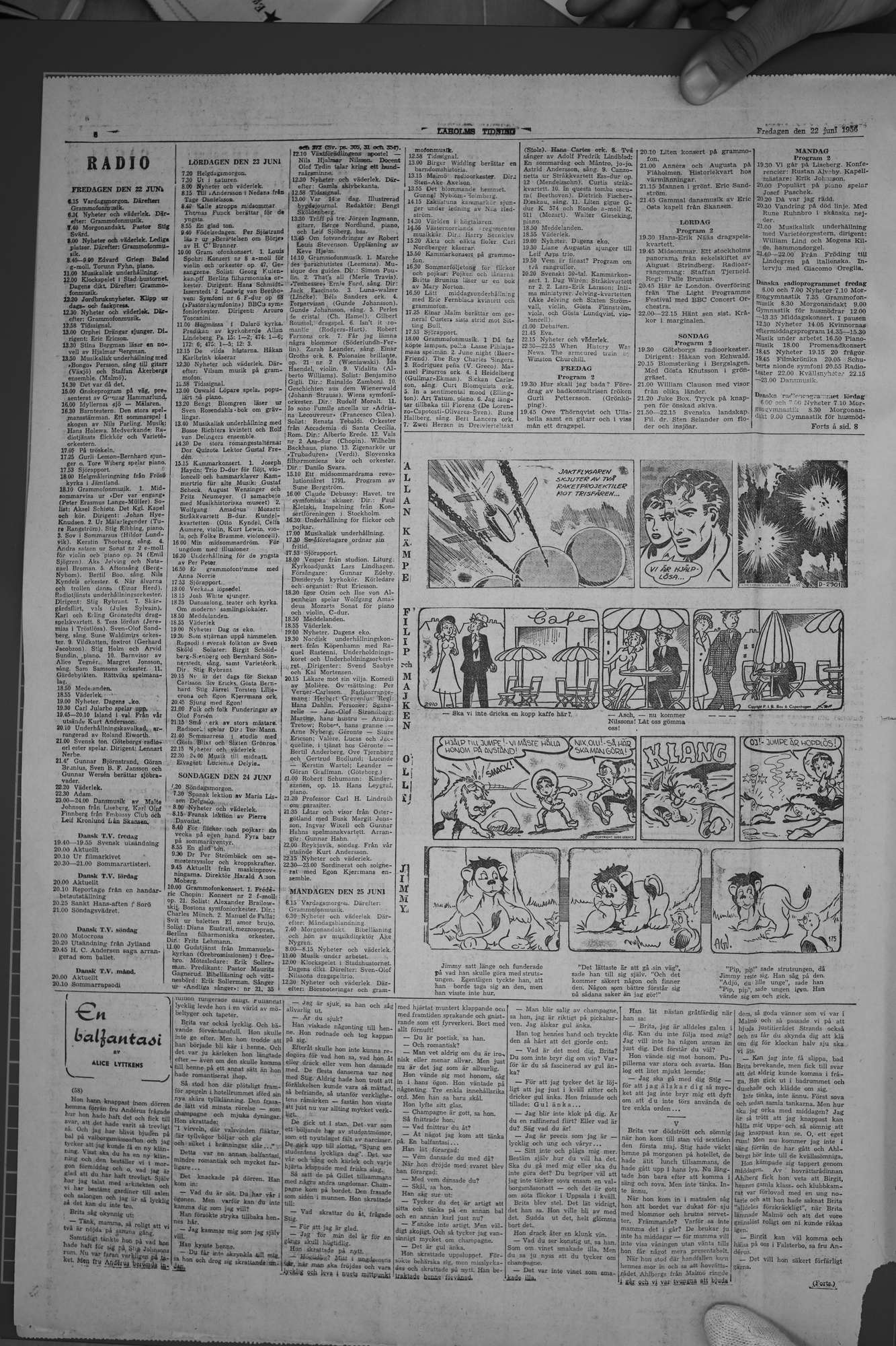 Laholms Tidning Fredag 22 juni 1956, sida 6
