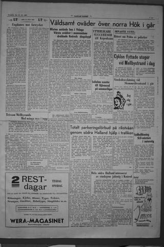 Förstasidan, Tisdag 24 juli 1956