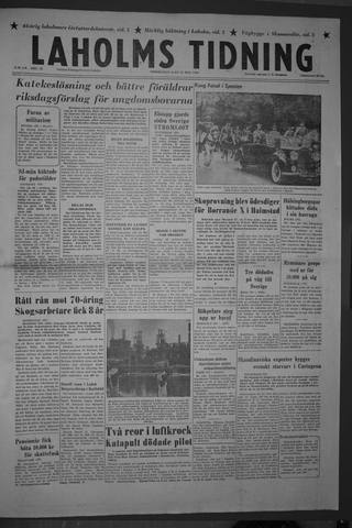 Förstasidan, Torsdag 24 maj 1956