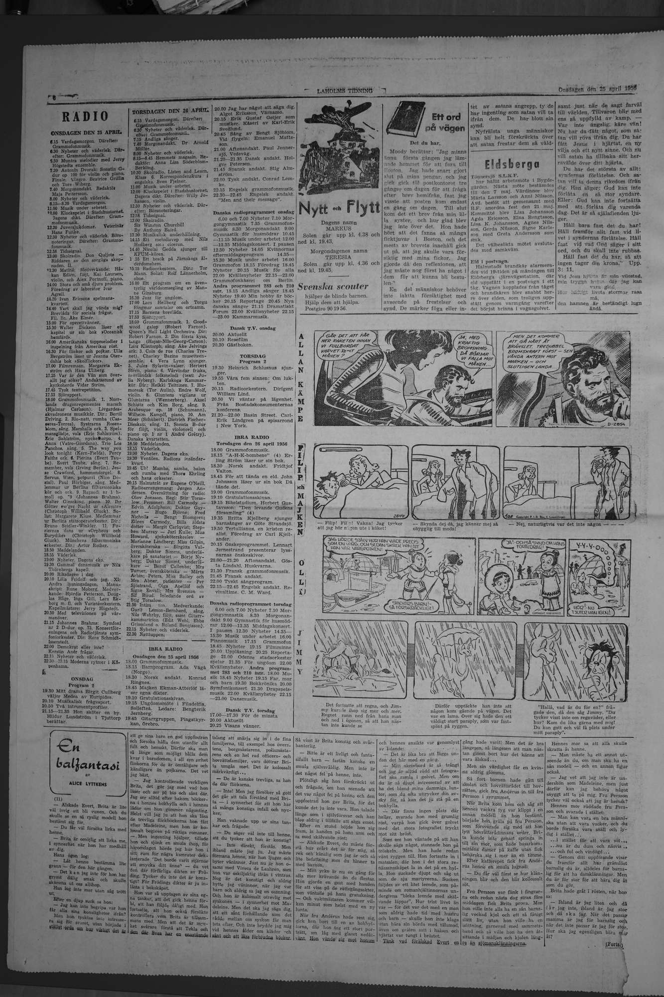 Laholms Tidning Onsdag 25 april 1956, sida 6