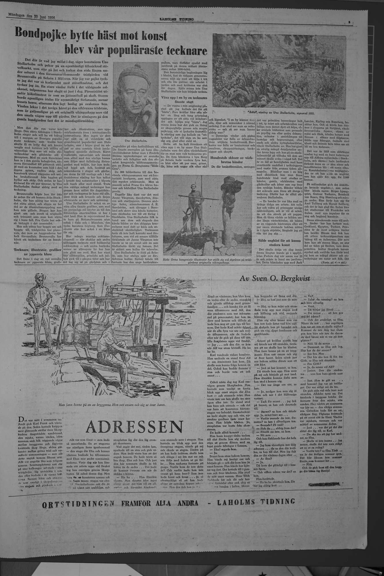 Laholms Tidning Måndag 25 juni 1956, sida 5